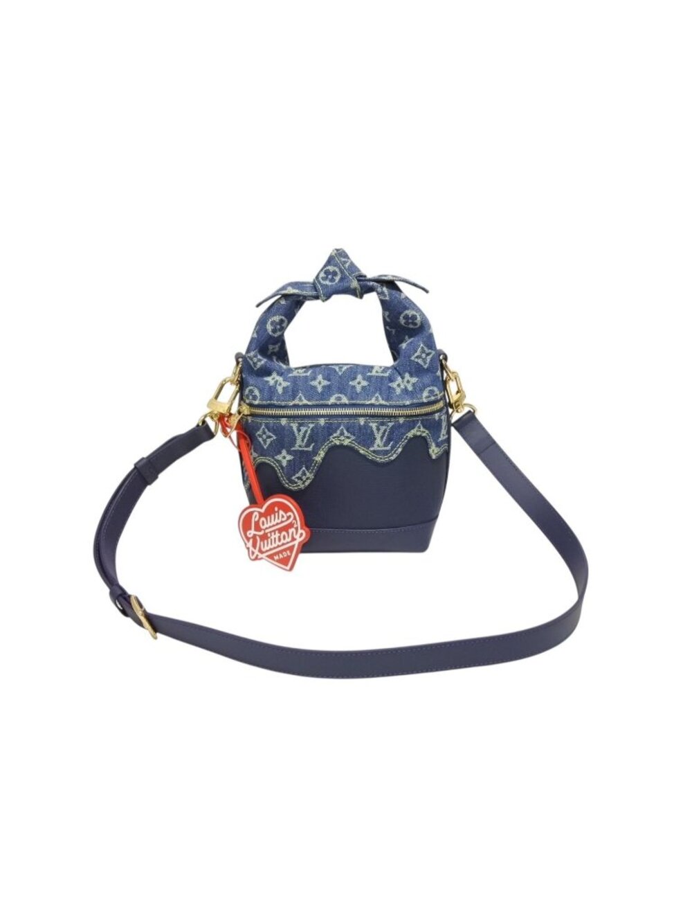 Louis Vuitton Japanese Cruiser Handbag Monogram Denim NIGO